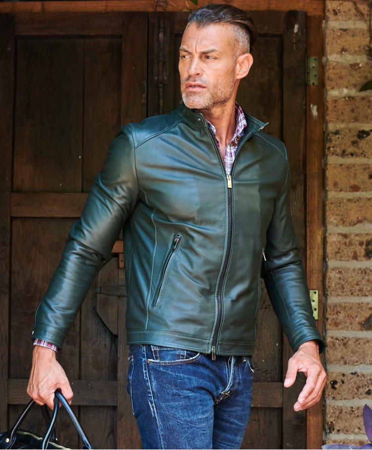 Men's Italian Leather Jackets Fall Winter | D'Arienzo