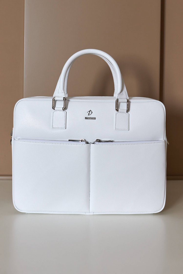 White 24h Briefcase in...