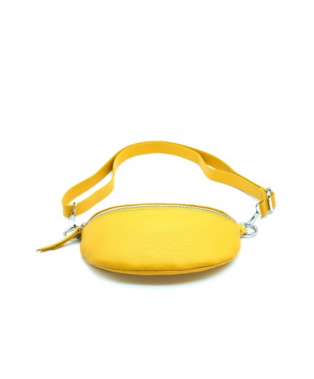 Yellow small leather fanny...