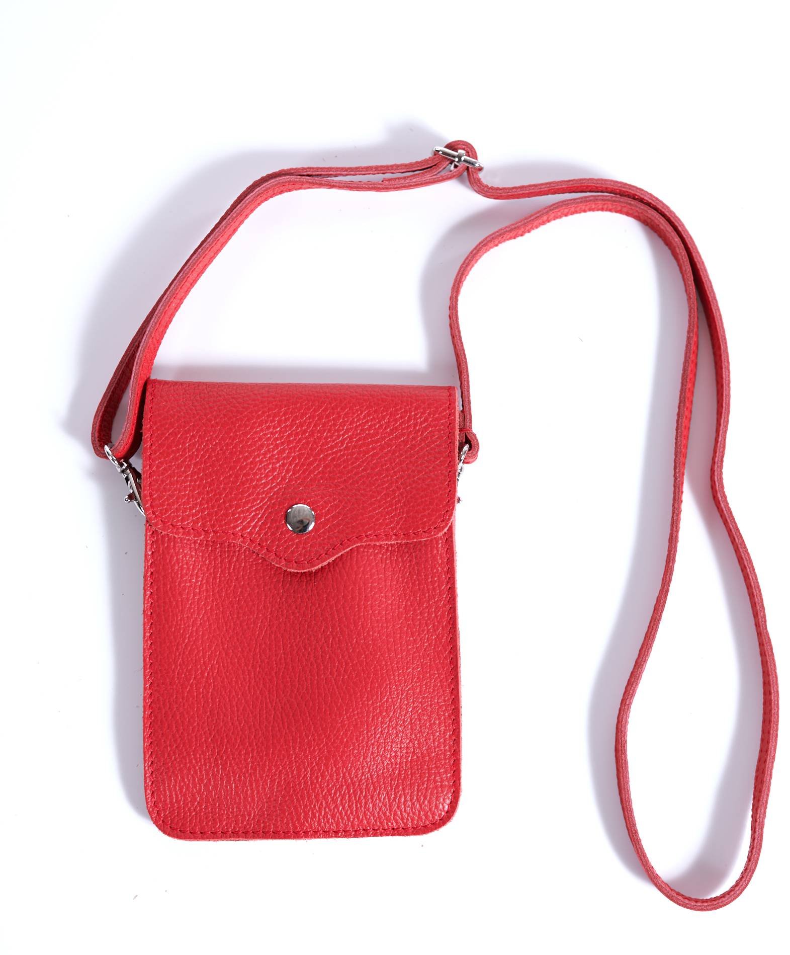 Disney Styling Red Faux Leather Cell Phone Handbag