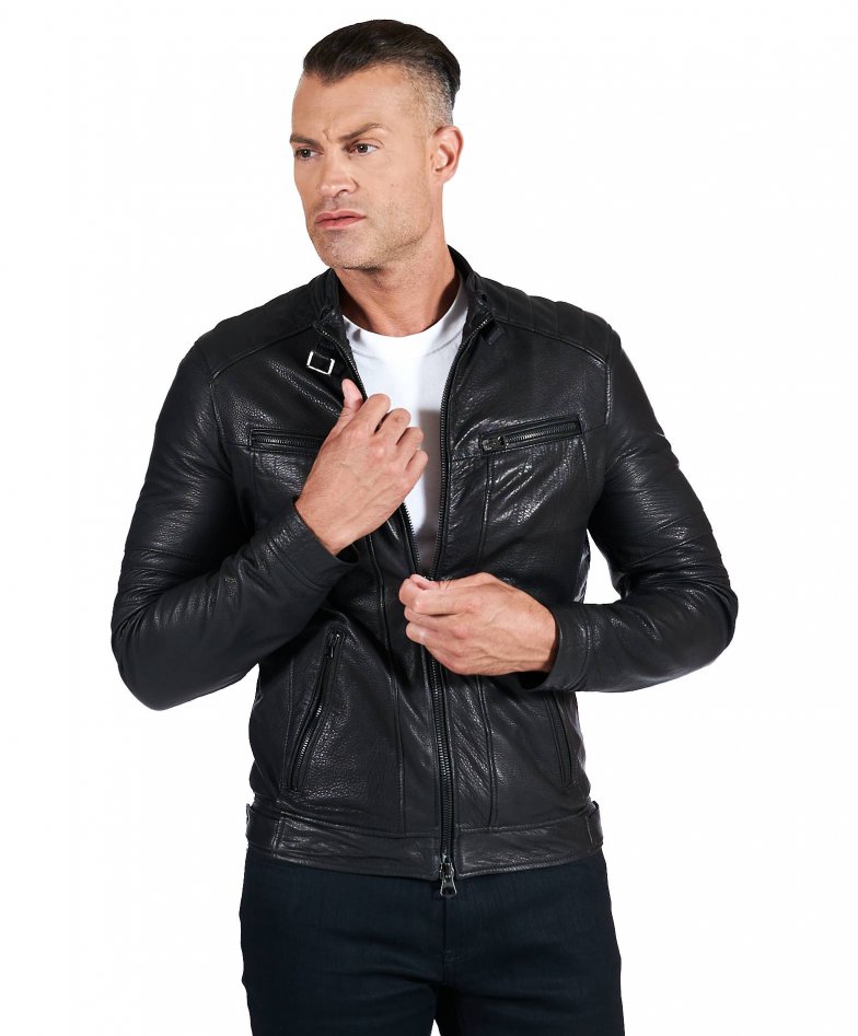 Reversible Real Lamb Leather Jacket for Men - Niro – VENTIUNO