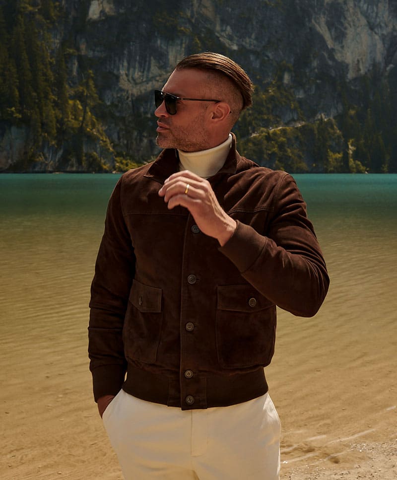 Mens suede jackets
