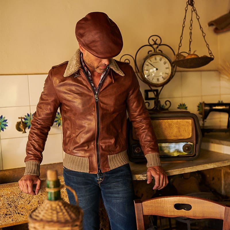 Men's Leather Hats