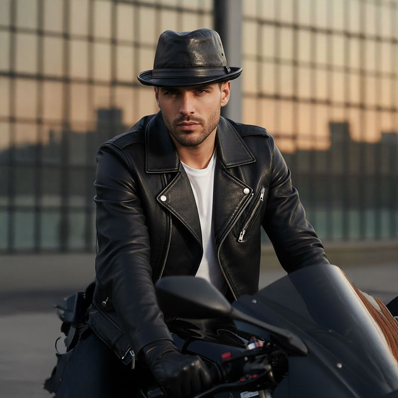 Men's Leather Hats
